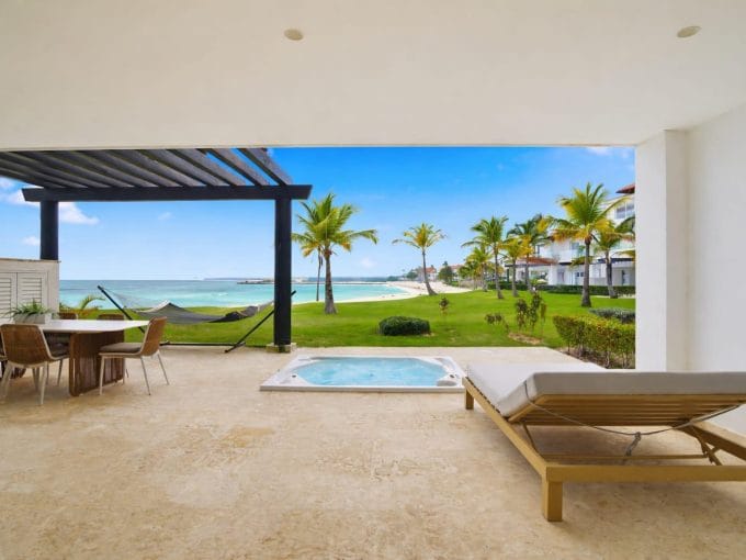 Ground Floor Beachfront 3BR Condo in Cap Cana