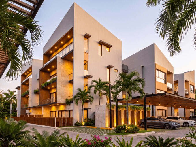 2-Bedroom Cap Cana Condominium — Exterior / Building Entrance