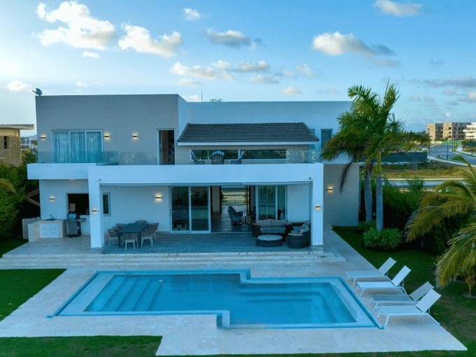 Exceptional 4-BR Cap Cana Villa with Golf Course Views