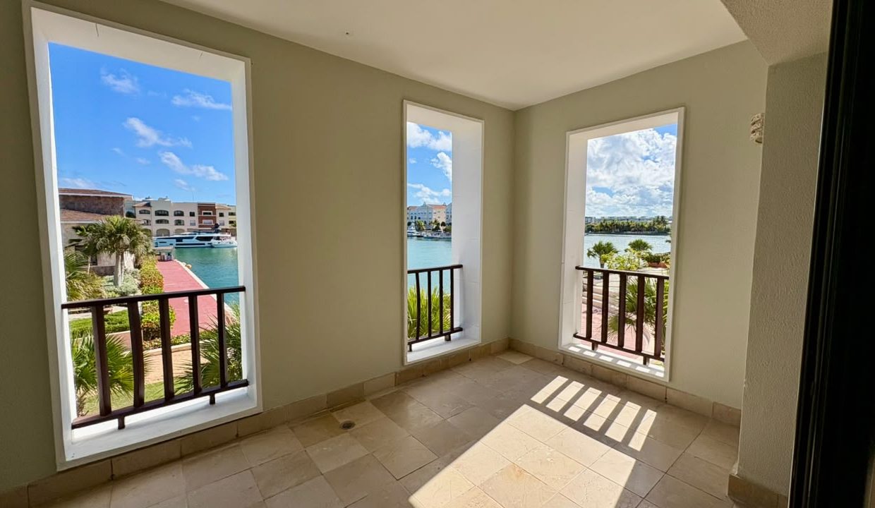 3-Bedroom Cap Cana Marina-View Condo — Living Room