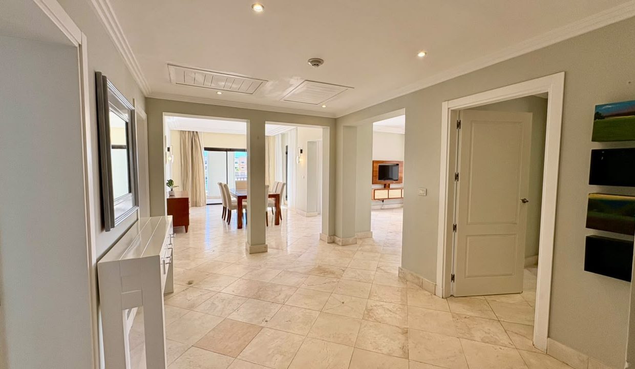 3-Bedroom Cap Cana Marina-View Condo — Living Room